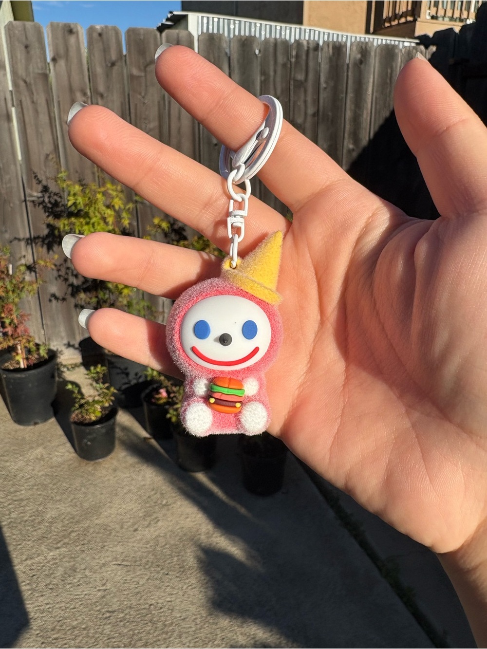 Jack in the Box Jibbi Keychain - Spicy Red - Picture 1 of 2